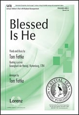 Blessed Is He SATB choral sheet music cover